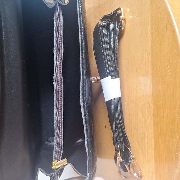 Black Quilted Leather Bag - Picture 6 of 6